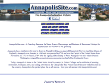 Tablet Screenshot of annapolissite.com